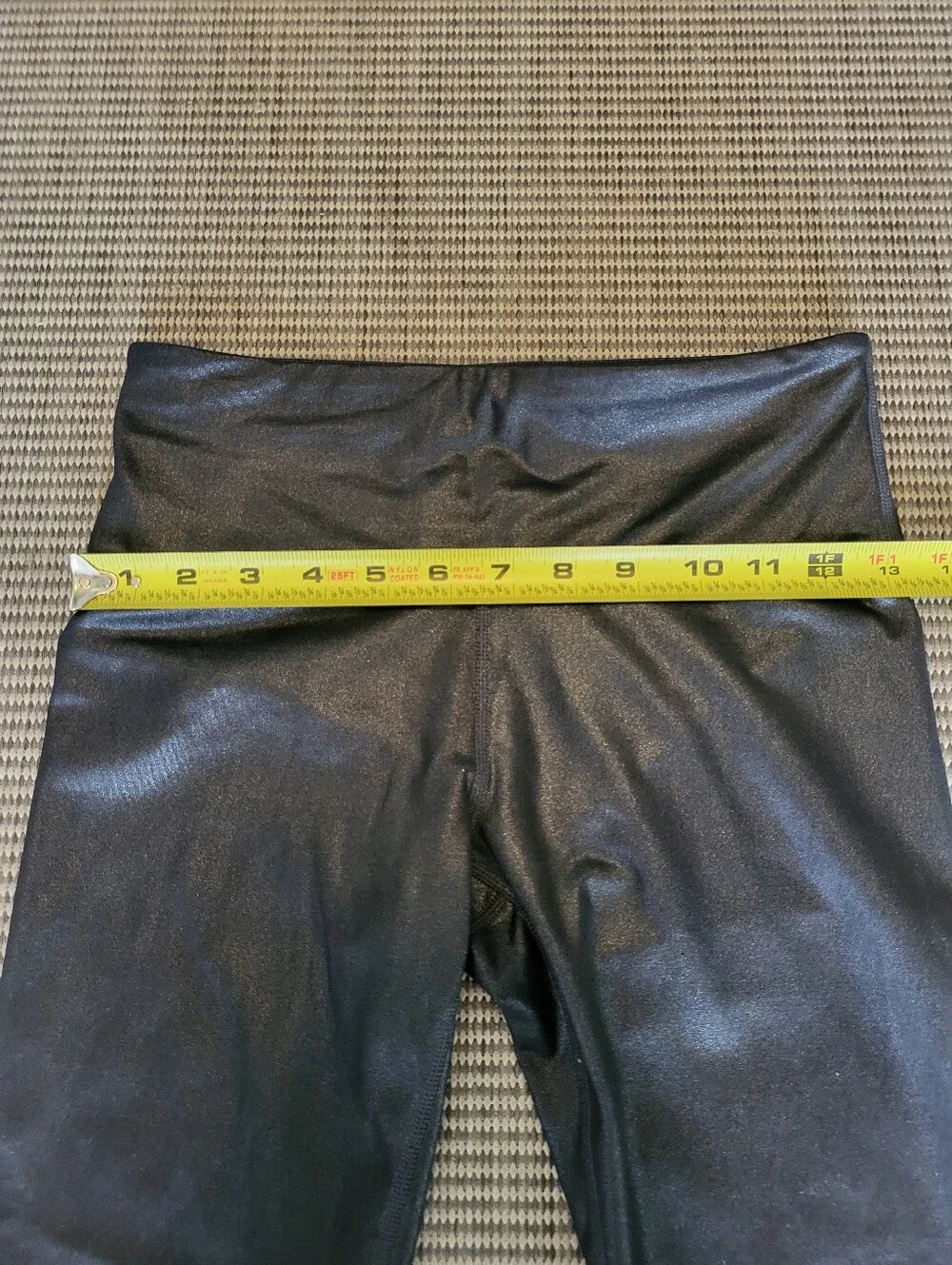 Athleta Elation Shimmer Tight Leggings XS Black Powervita High Rise